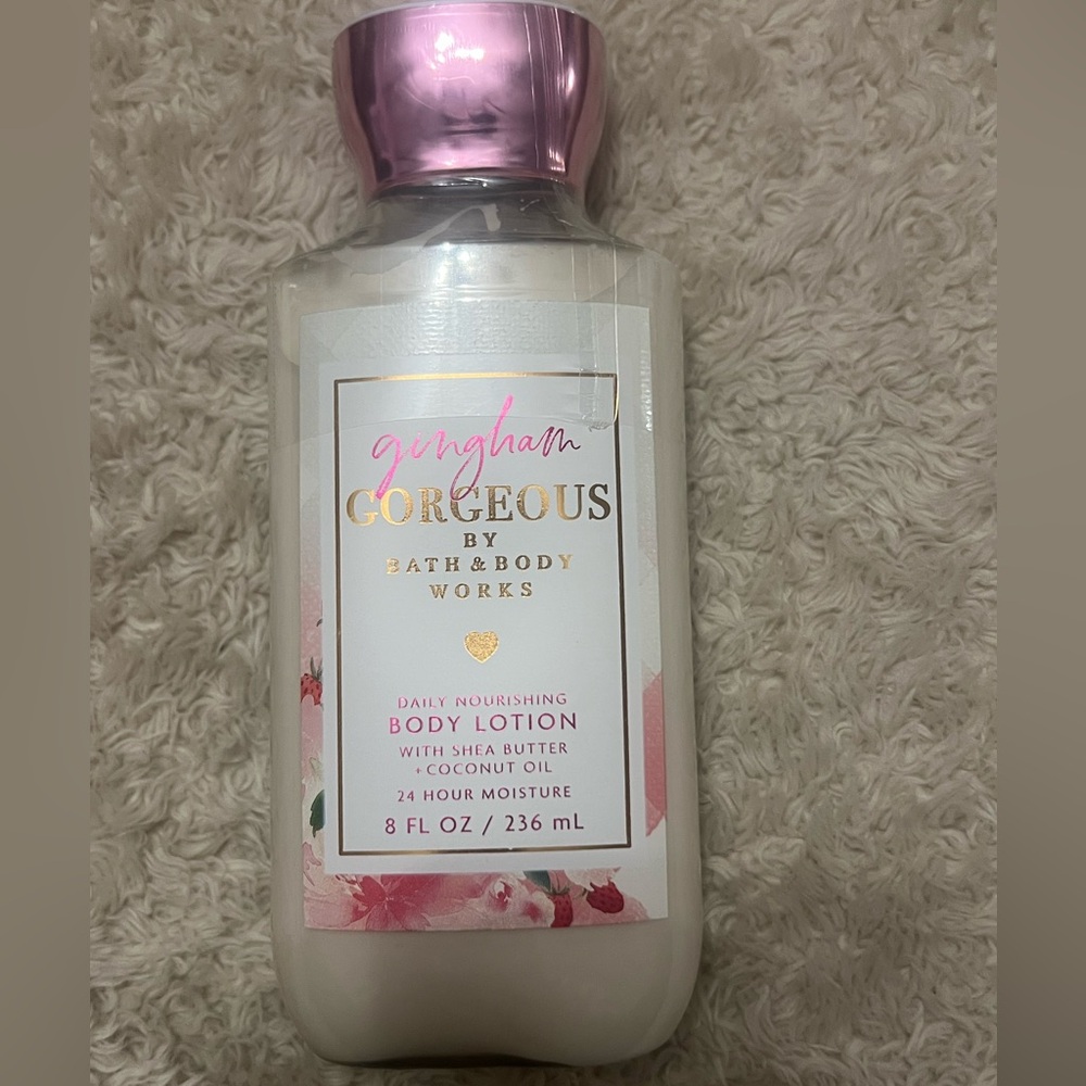 NEW! Gingham Gorgeous Body Lotion, Bath and Body Works